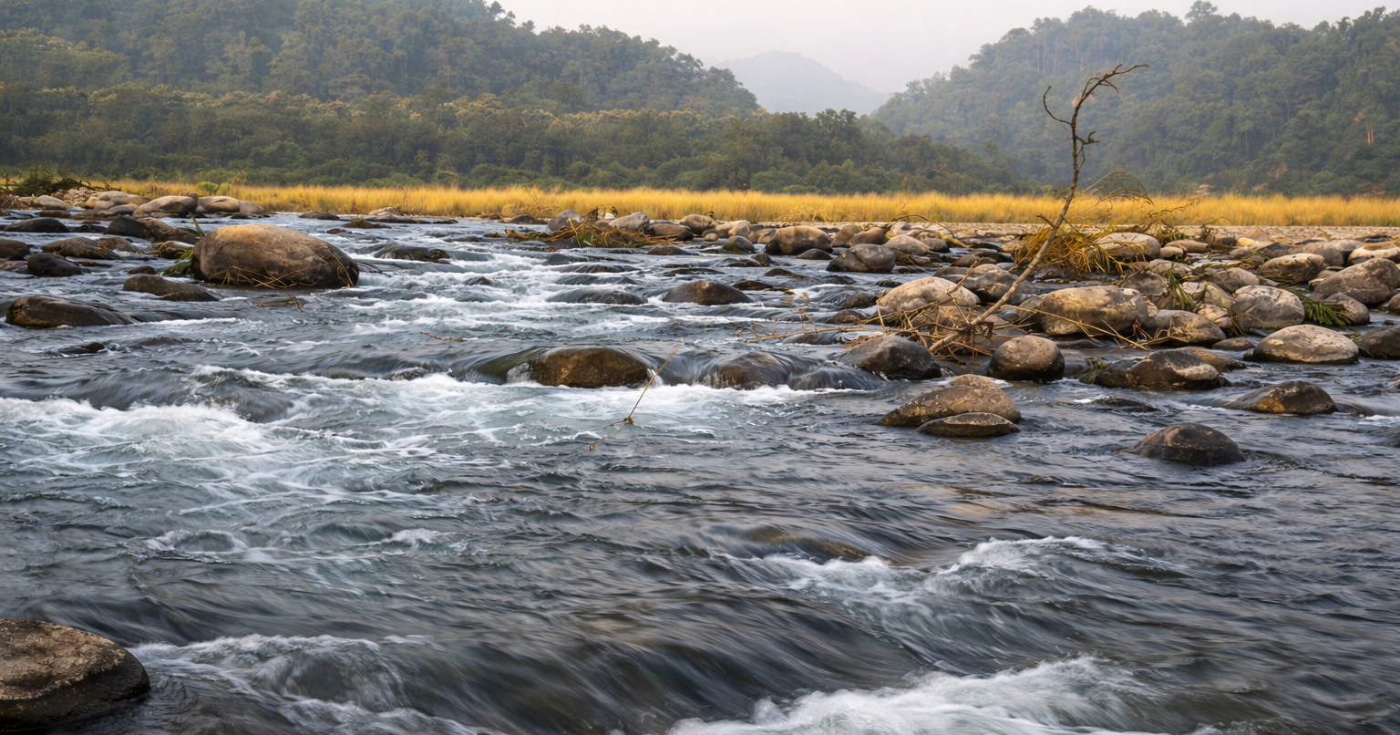Kosi river - jim corbett anandavana